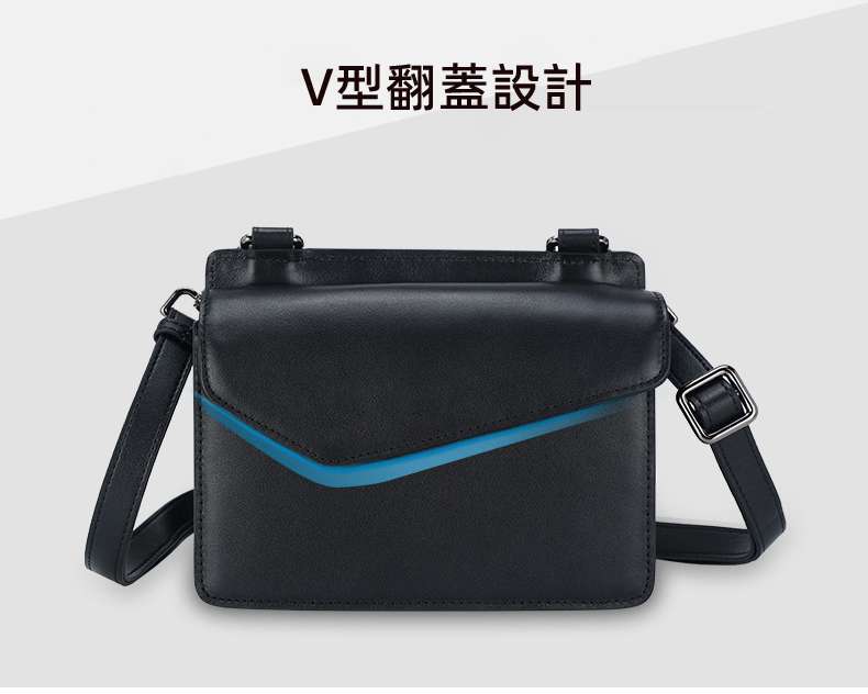 V型翻蓋 女士簡約真皮頭層納帕牛皮斜背包 百搭腋下包 通勤逛街斜挎包單肩包 輕盈包  真皮包包