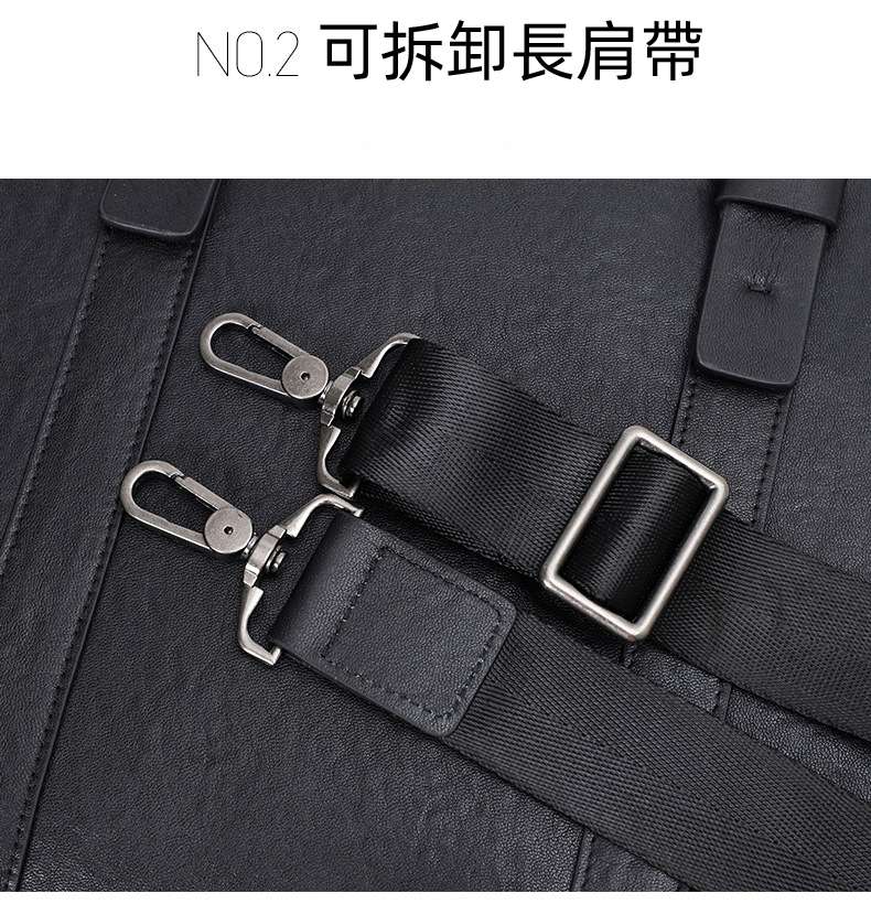 植鞣皮男士手提包 真皮休閒大容量頭層牛皮商務電腦包 會議文件公文包 男款公事包  真皮包包
