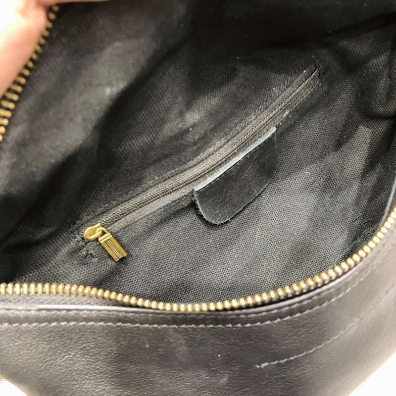 真皮手工斜背包 頭層牛皮胸包 復古單肩包斜挎包 小包包 女款式側背包復古五金鏈條包 真皮包包