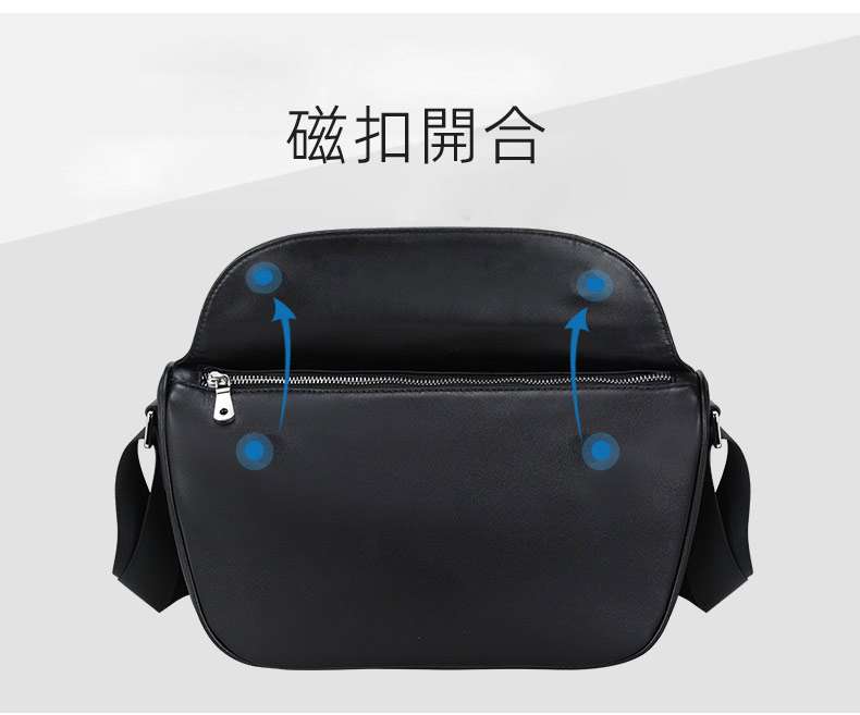 新款真皮斜挎包 通勤納帕牛皮7.9寸iPad包包 單肩包男女通用中性百搭斜背包  真皮包包
