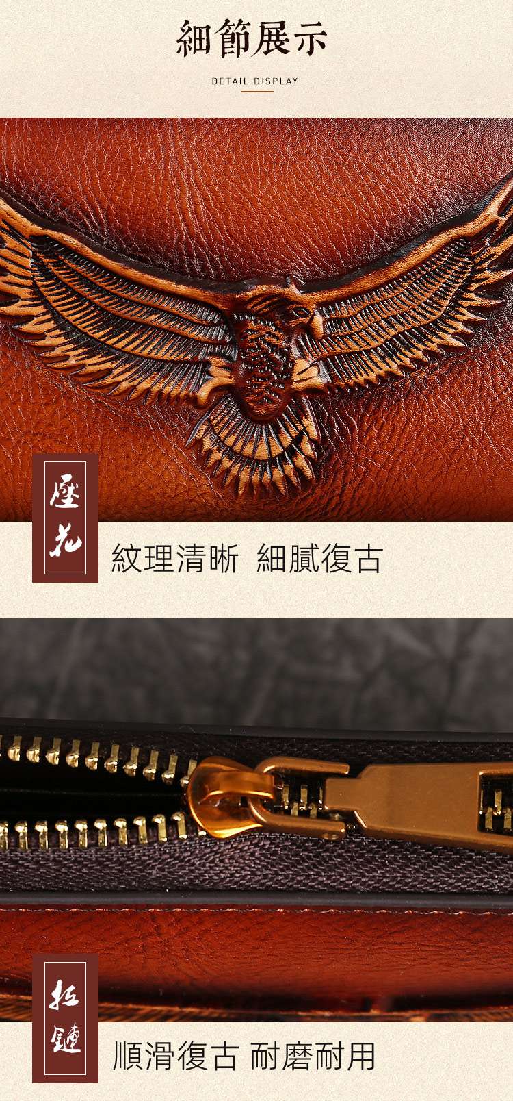 復古長款男女中性長夾 百搭頭層牛皮錢包 新款真皮卡包 大容量卡位手拿包零錢包 真皮包包