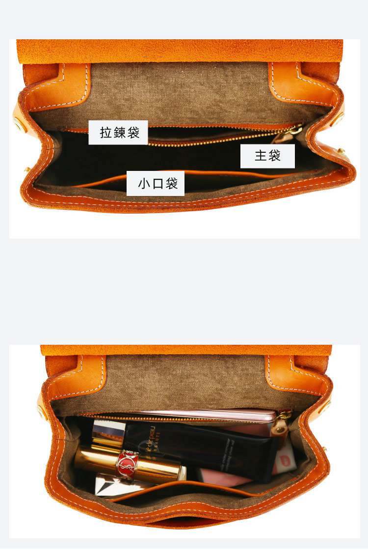 多功能手提斜挎包 女生後背包 復古純色單肩包 頭層牛皮雙肩包 新款女士真皮斜背包一包多用 真皮包包