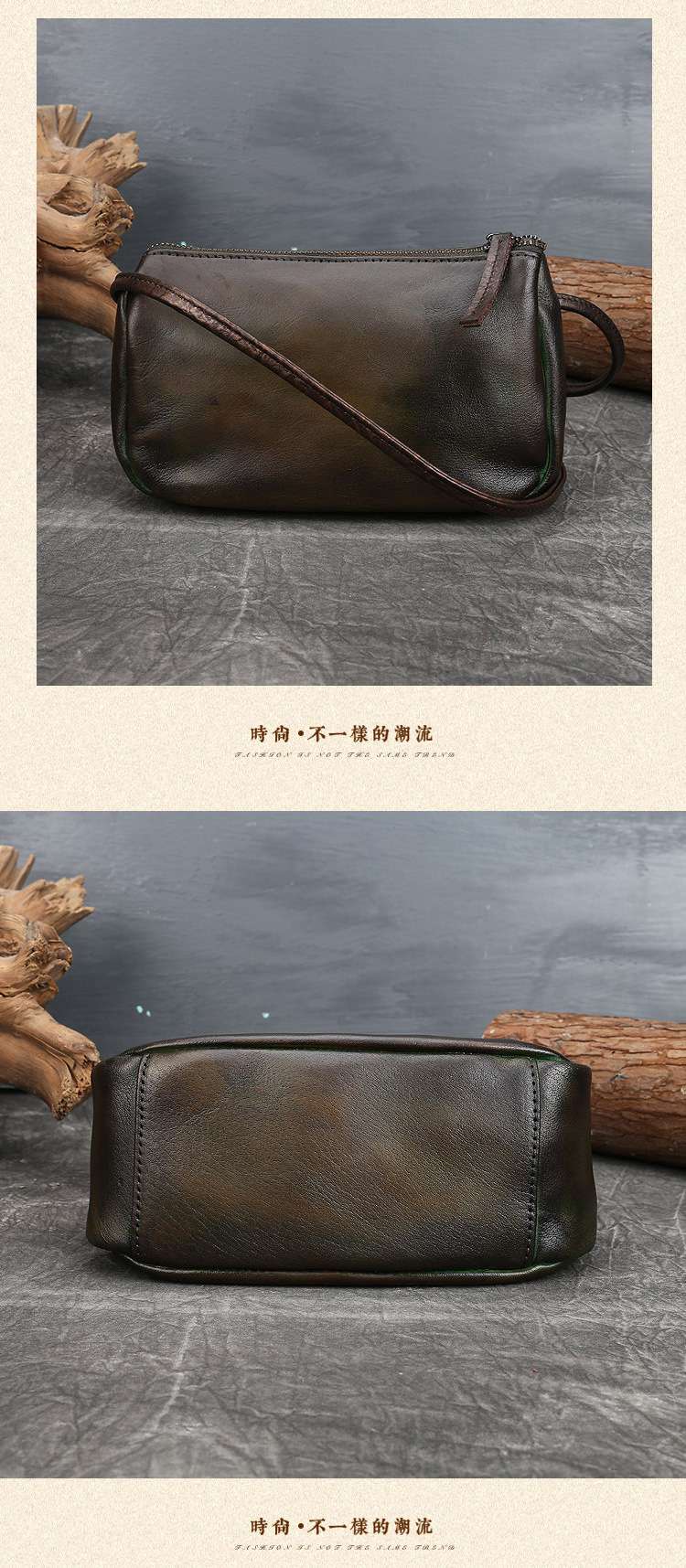 復古小方包 女士單肩包 真皮新款斜背包 頭層牛皮斜挎包女包 真皮包包肩背包 真皮包包