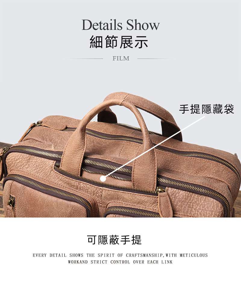 多功能磨砂皮後背包 旅行手提包 頭層牛皮雙肩包 大容量旅行背包 單肩斜挎包 真皮電腦包 真皮包包