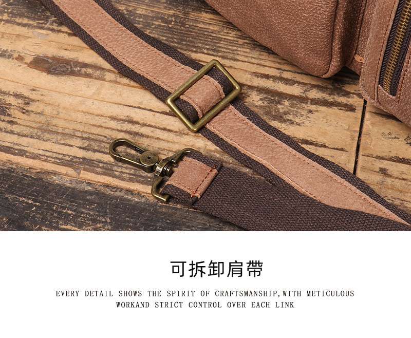 多功能磨砂皮後背包 旅行手提包 頭層牛皮雙肩包 大容量旅行背包 單肩斜挎包 真皮電腦包 真皮包包