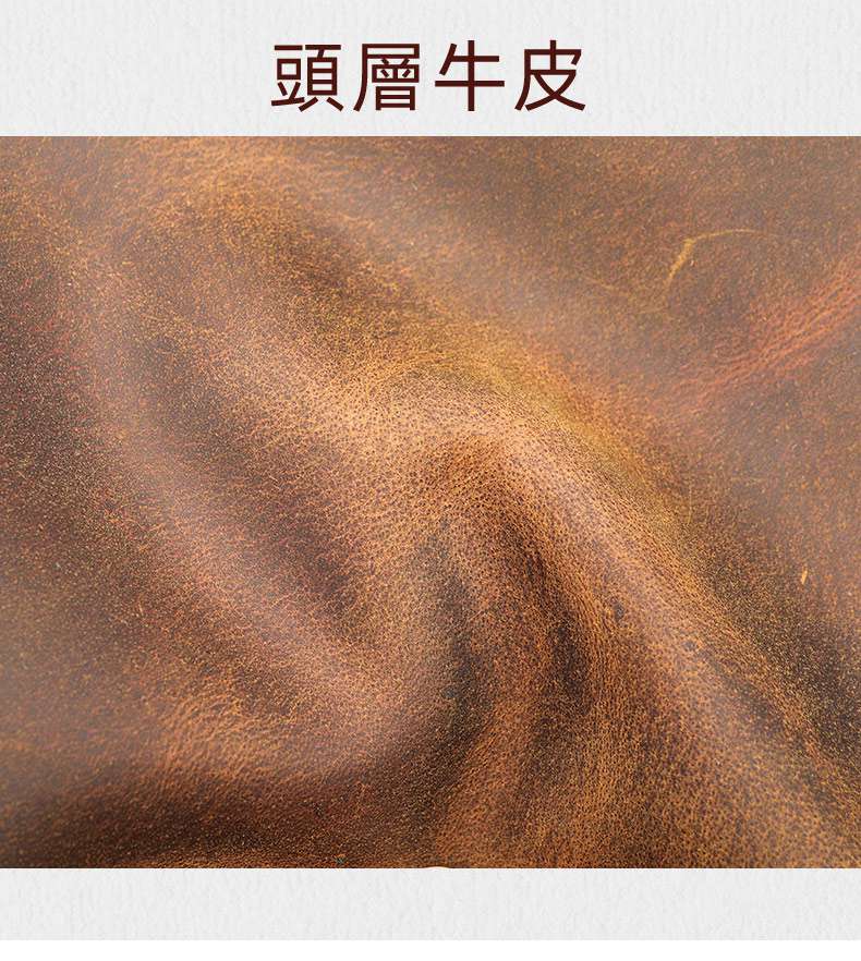 新款瘋馬皮大容量斜背包 頭層牛皮斜挎包 男士真皮包包單肩背包斜跨包休閑包潮 真皮包包