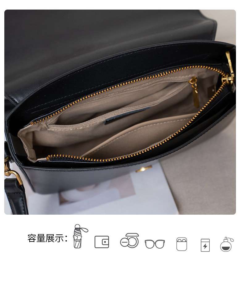 真皮小方包 牛皮豆腐包 女式新款韓版單肩背包腋下包 時尚斜挎包 女高級感斜背包 真皮包包