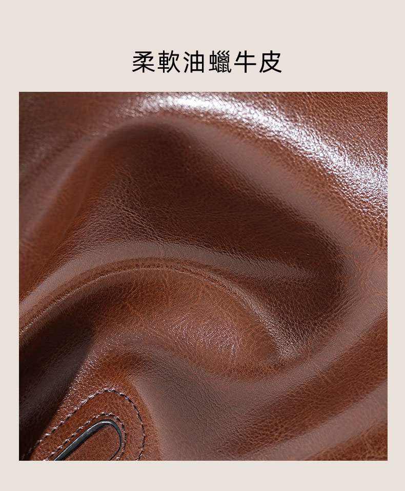 時尚真皮女士單肩背包斜挎包 百搭通勤大容量手袋 高級感手提包 女式新款側背包 真皮包包
