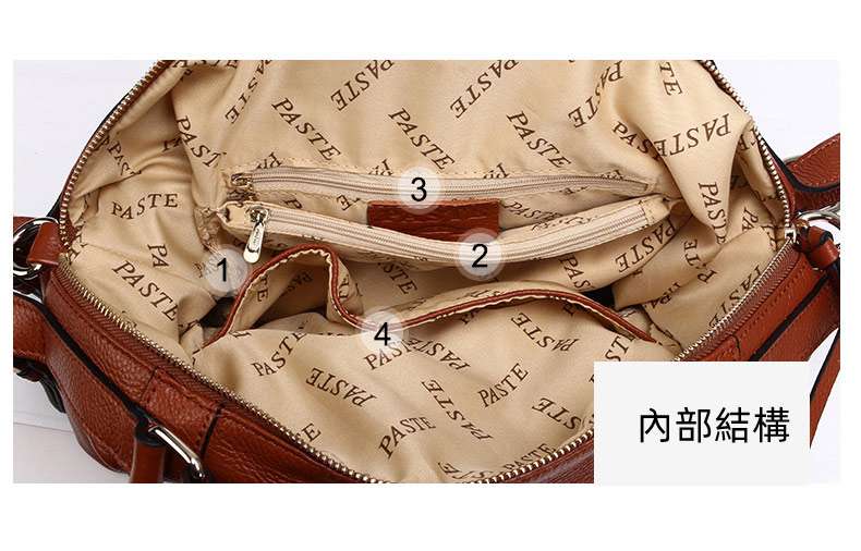 大小號歐美真皮女包 頭層牛皮手提包 柔軟皮斜背包 女士托特包手袋單肩背包斜挎包 真皮包包