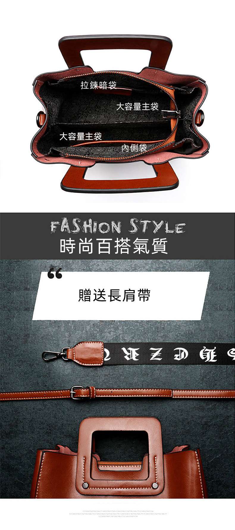 油蠟皮劍橋包 新款歐美時尚手提包 女士斜挎單肩背包 真皮女包 油蠟牛皮斜背包 真皮包包