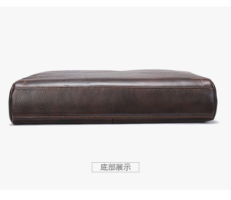 男士真皮手提包 頭層牛皮公文包 真皮手袋電腦包公務包 斜背包側背包公事包 真皮包包