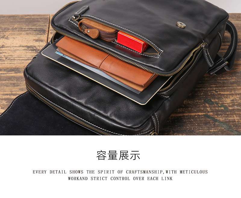 真皮男後背包 頭層牛皮雙肩包 簡約輕便旅行背包 大容量手提電腦包 學生書包 真皮包包