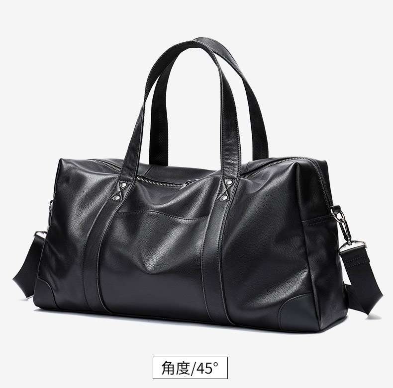 真皮短途旅行包 柔軟頭層牛皮手拎包行李袋 運動休閑健身包旅行包 真皮訓練包 真皮包包