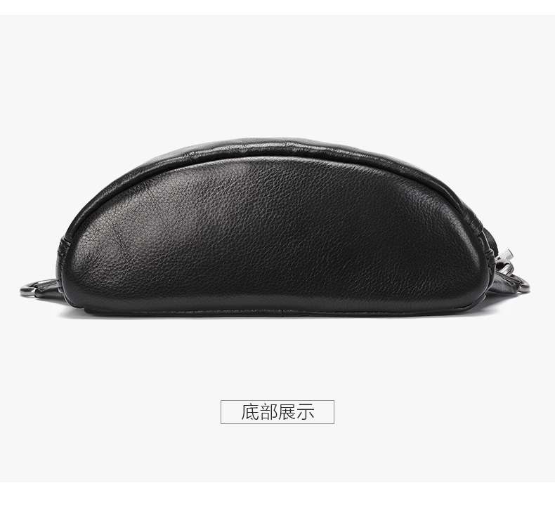 歐美真皮男包 男士休閑胸包 頭層牛皮斜挎包 大容量時尚潮流單肩背包斜背包ipad包包 真皮包包