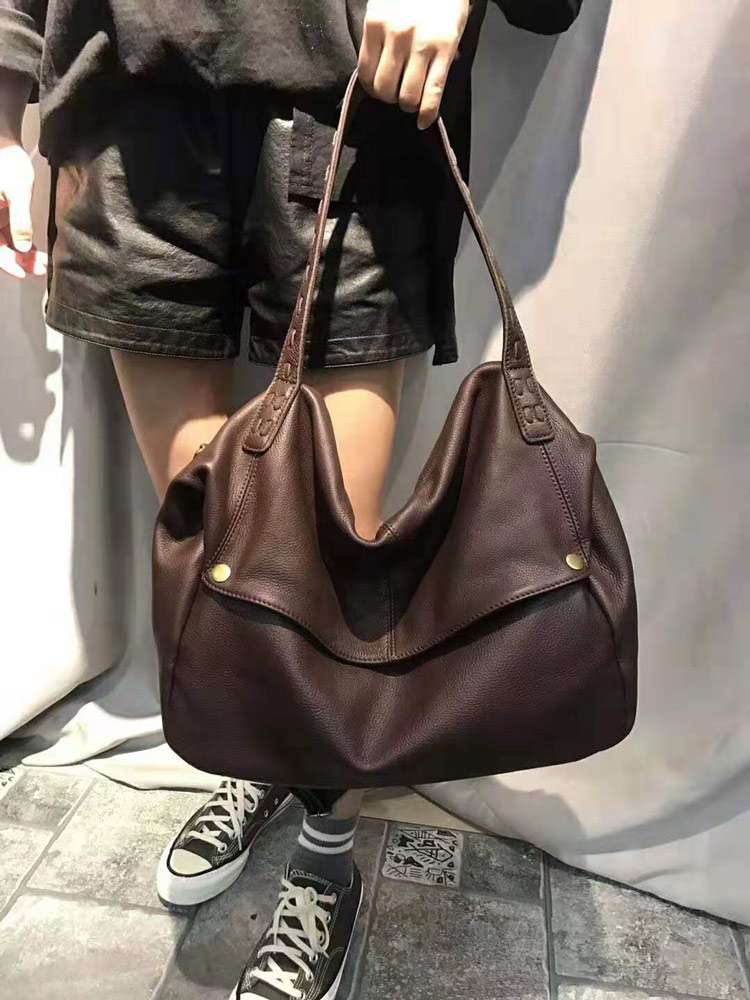 新款頭層牛皮潘多拉魔盒編織大包包 女式單肩背包斜挎包 托特包手袋單肩包 柔軟牛皮手提女包 真皮包包