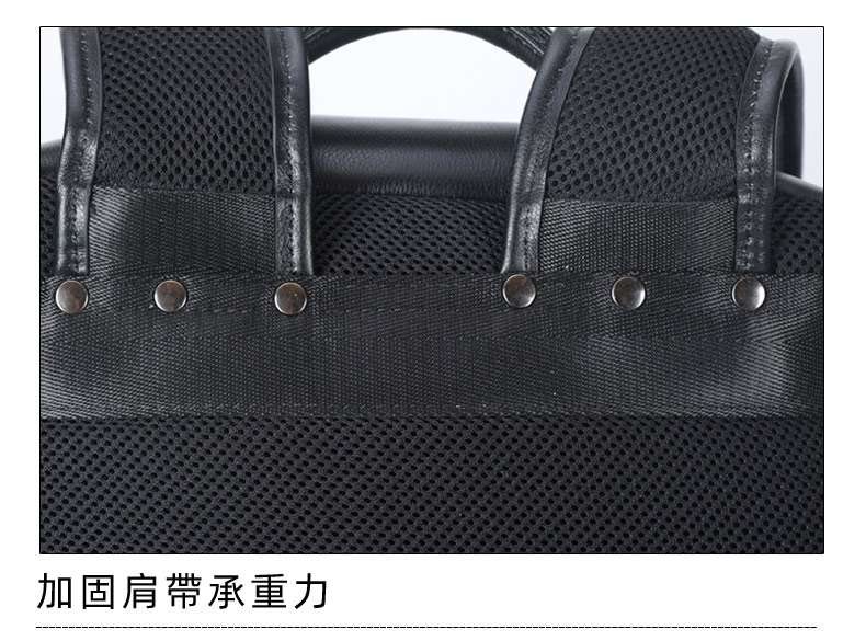 新款商務真皮後背包 男士雙肩包 男款通勤15.6吋電腦背包 防水透氣拉桿箱旅行包 頭層牛皮休閑旅行雙肩背包推薦 真皮包包
