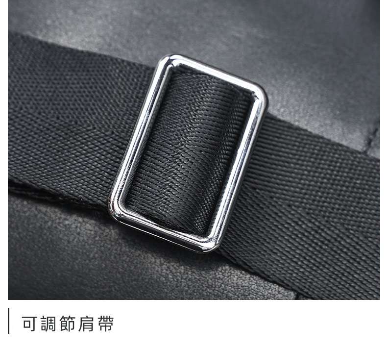 新款真皮休閑胸包 頭層牛皮高級感男士單肩包斜挎包牛皮 胸前小背包男包潮斜背包 真皮包包