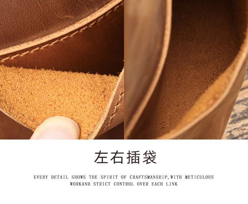 新款瘋馬皮後背包 男士手提旅行包 復古真皮雙肩包 頭層牛皮大容量電腦背包 真皮包包