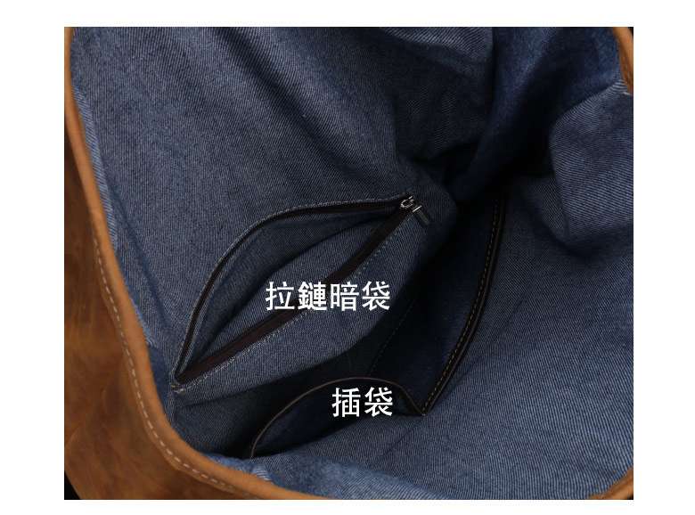 歐美復古翻蓋瘋馬皮斜背包 男士單肩斜挎包 真皮擴容學生書包 頭層牛皮郵差包高級感背包 真皮包包