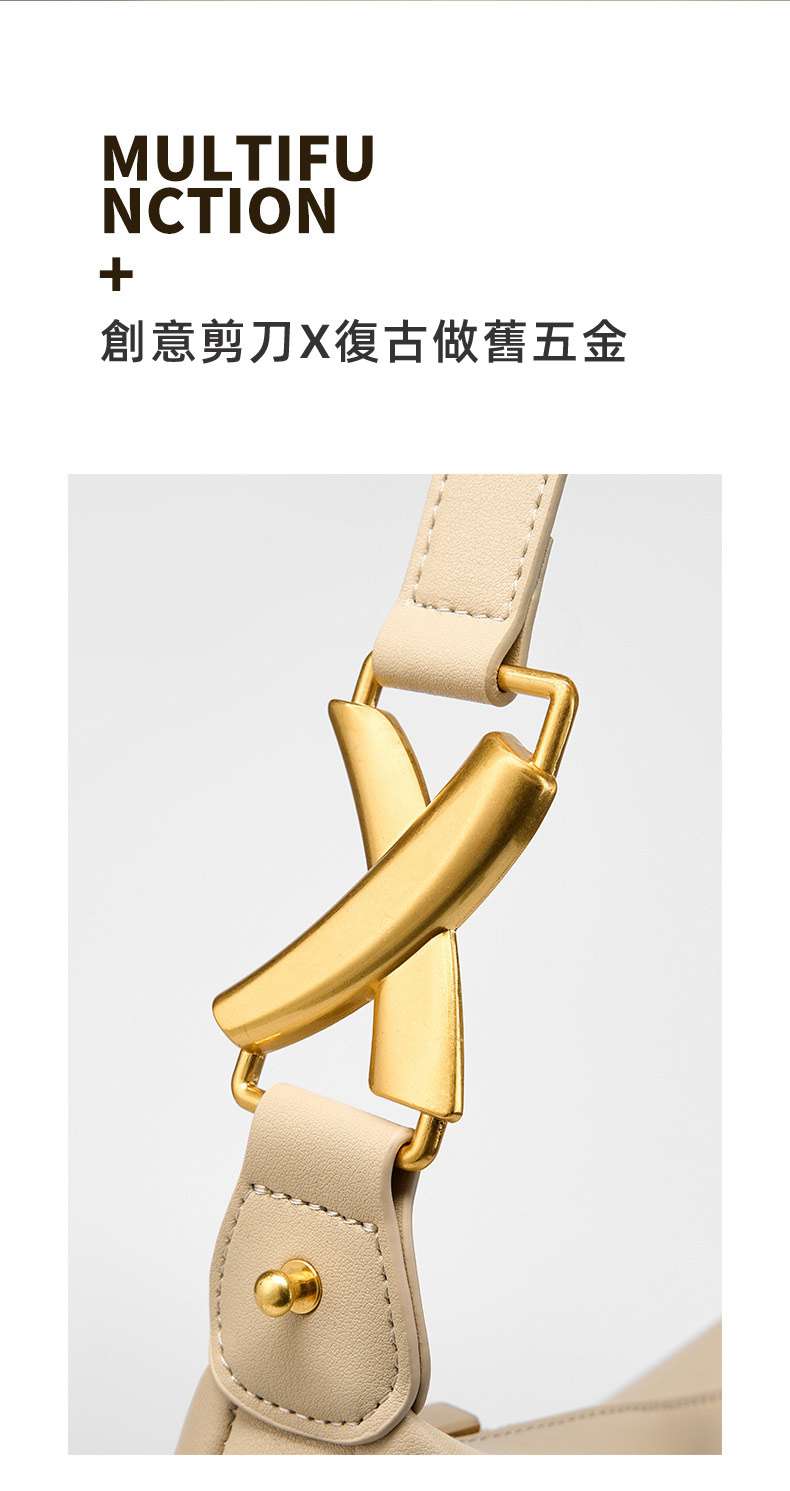 女士手提包腋下包 新款餃子包女斜挎包 高級真皮女包單肩背包 小眾包斜背包推荐 真皮包包