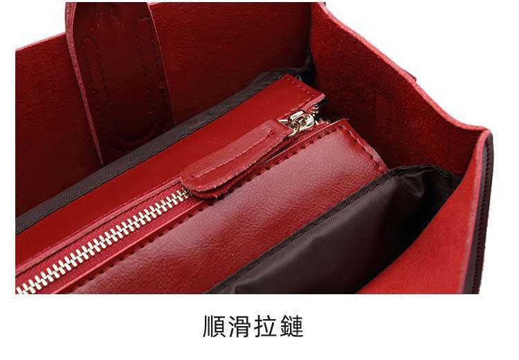 真皮女包大包包 女式托特包 新款時尚單肩手提斜挎包 女大容量女式斜背包油蠟牛皮包水桶包側背包 真皮包包