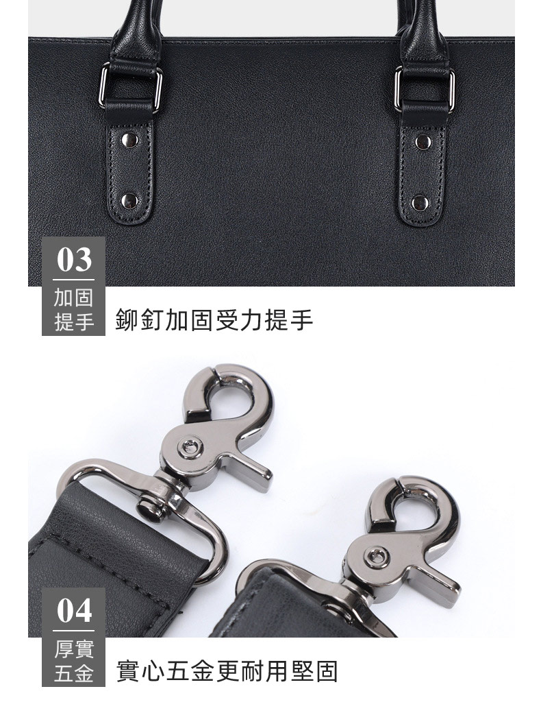 新款真皮15.6吋電腦包公事包 頭層牛皮斜挎單肩包 男女斜背包手提包 高級感商務手提公文包推薦手袋 真皮包包