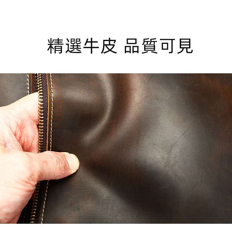 新款多功能瘋馬皮後背包 3D透氣雙肩包 商務男士真皮16吋電腦背包 頭層牛皮男款皮革大容量旅行背包推薦 真皮包包