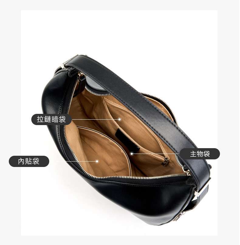 新款腋下包單肩包 小眾設計牛皮手提包 真皮月牙包水桶包女包 女生斜背包新月包餃子包推薦 真皮包包
