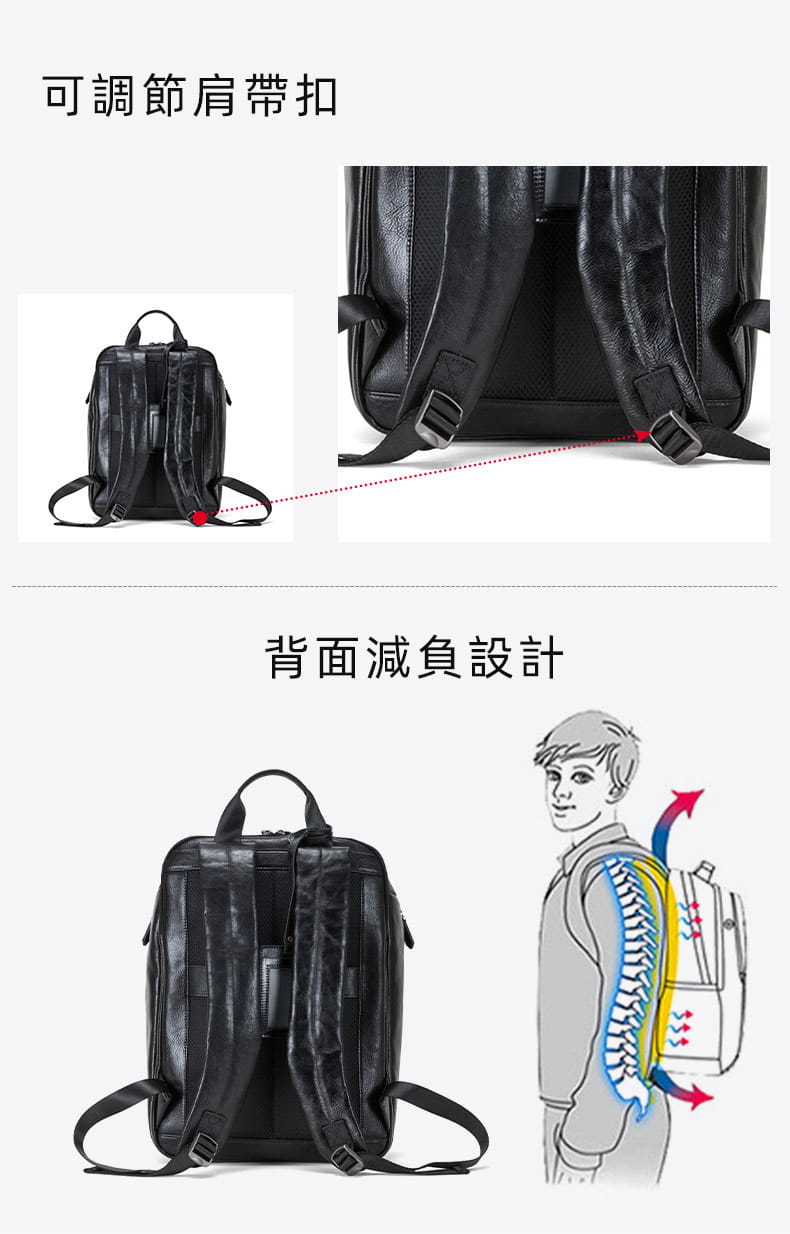 植鞣皮商務電腦背包 頭層牛皮戶外可掛行李箱包旅行背包 真皮男女雙肩後背包推薦