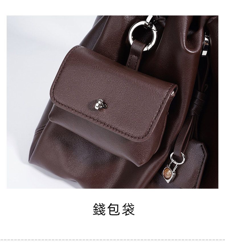 歐美時尚感手提包 休閑褶皺磁扣斜背包 新款單肩背包手袋 真皮斜跨包腋下包包推薦 真皮包包