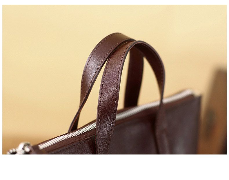 一包多用 復古後背包手提包 植鞣牛皮雙肩包 女式新款簡約背包 百搭高級感手袋推薦 真皮包包