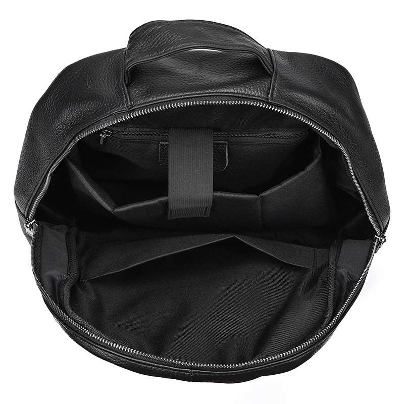 男士商務電腦背包 時尚真皮雙肩包 頭層牛皮雙肩背包 大容量筆電包新款後背包推薦  真皮包包