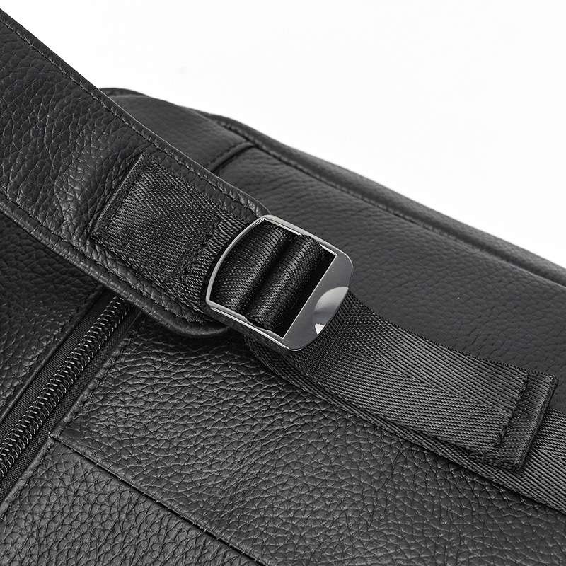 男士商務電腦背包 時尚真皮雙肩包 頭層牛皮雙肩背包 大容量筆電包新款後背包推薦  真皮包包