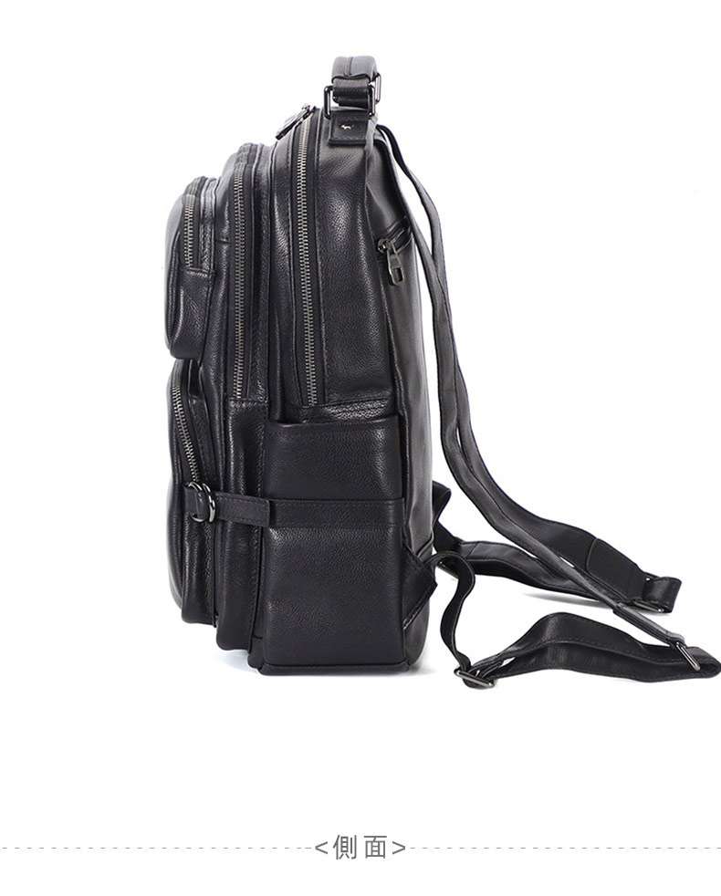男士雙肩包 軟牛皮後背包 真皮男士旅行包 韓版潮流男包 頭層牛皮新款學生書包推薦  真皮包包