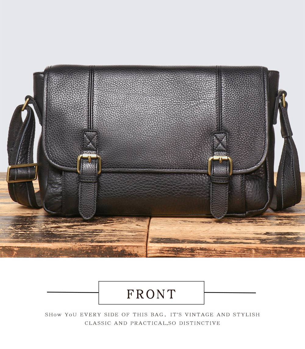 新款真皮單肩包 頭層牛皮斜挎包 大容量個性百搭郵差包 ipad包包斜背包推薦 真皮包包
