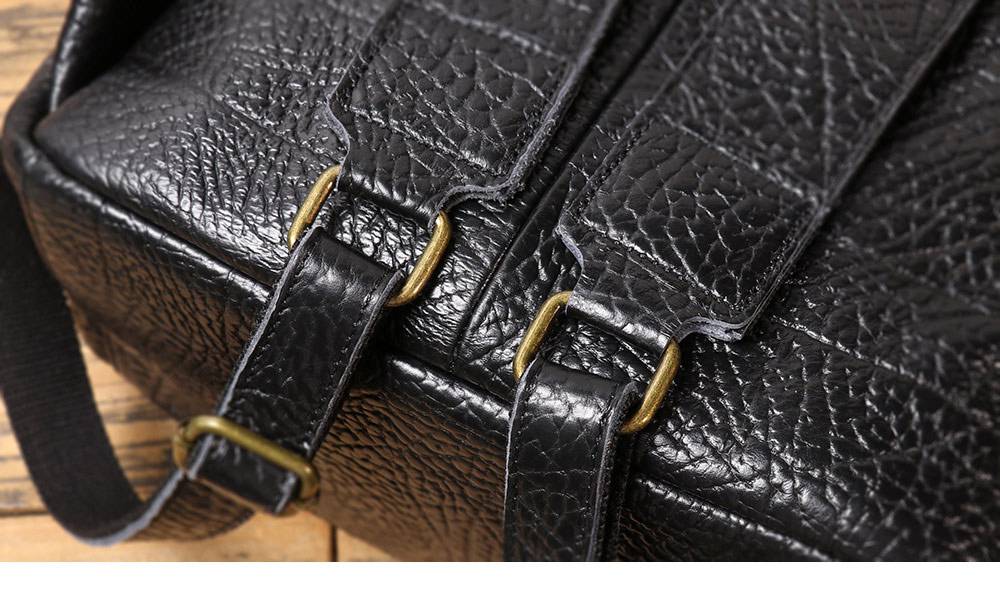 新款時尚休閒後背包 真皮雙肩包 商務旅行包電腦背包男包 15.6吋筆電背包推薦 真皮包包