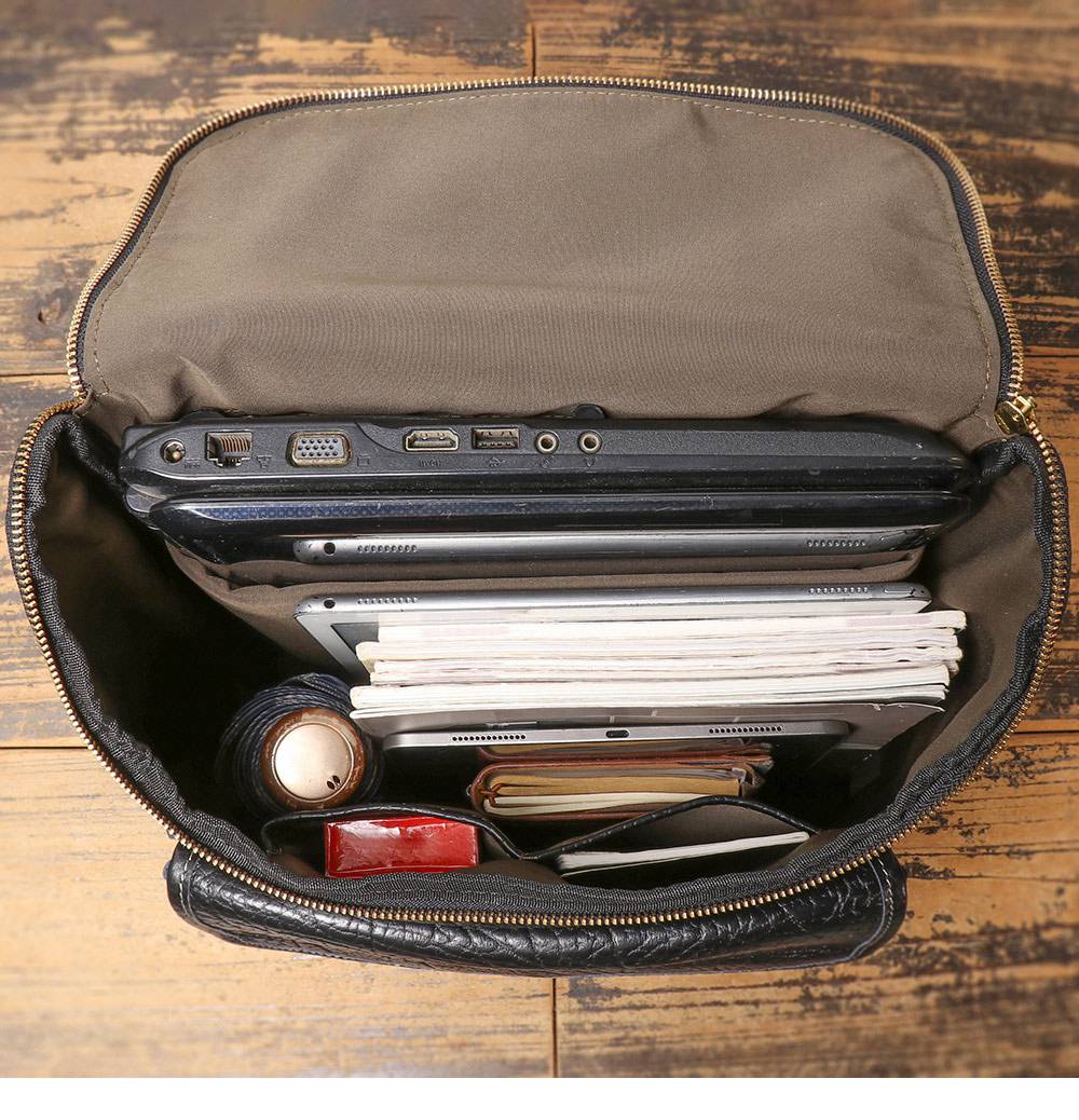 潮款男士真皮後背包 新款雙肩包 大容量頭層牛皮旅行背包 通勤多隔層電腦包推薦 真皮包包