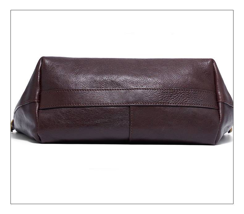 新款頭層樹膏植鞣牛皮手提包 復古時尚真皮女包斜背包 大容量手袋單肩背包 斜挎包包推薦 真皮包包