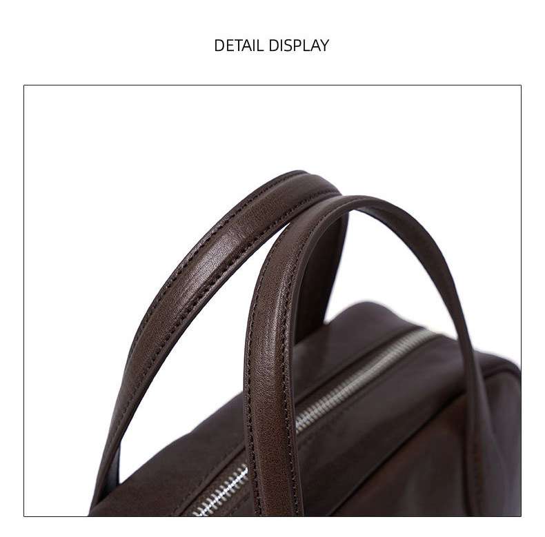 頭層水晶植鞣牛皮保齡球包 復古時尚真皮女包手袋 通勤手提包斜挎包女式新款斜背包推薦 真皮包包