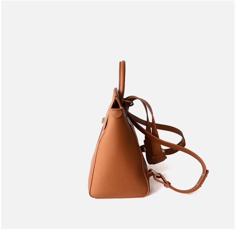 新款多功能海浪包 後背包手提斜背包 小眾設計通勤大容量單肩背包雙肩包 真皮女包百搭包包推薦 真皮包包