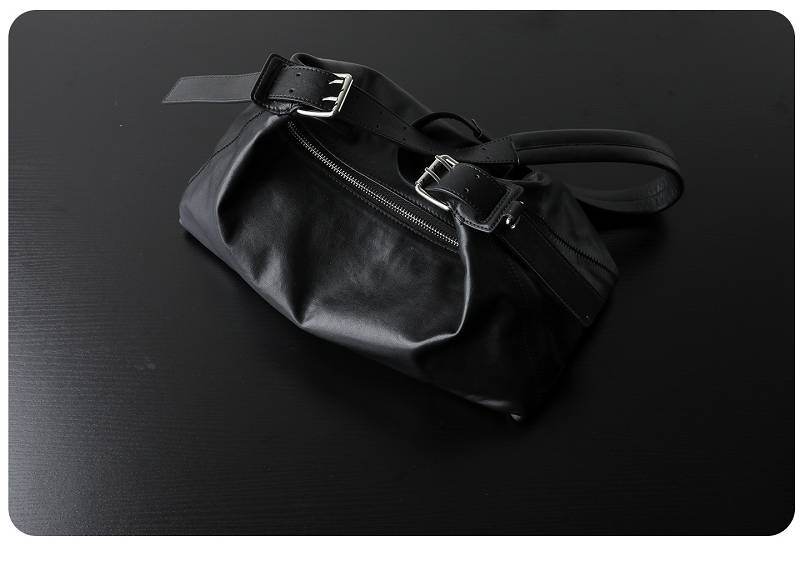 輕奢小眾極簡植鞣牛皮hobo腋下包 慵懶包真皮法棍包 通勤單肩斜挎包 新款手提女式斜背包推薦 真皮包包