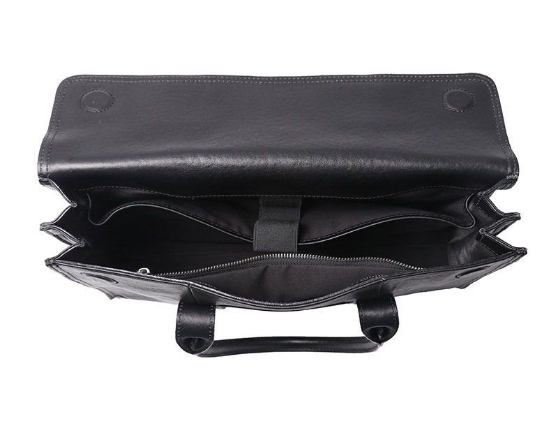 新款男士真皮商務公事包 頭層牛皮穿拉杆箱包出差公文包筆電包 大容量手提包電腦包推薦 真皮包包