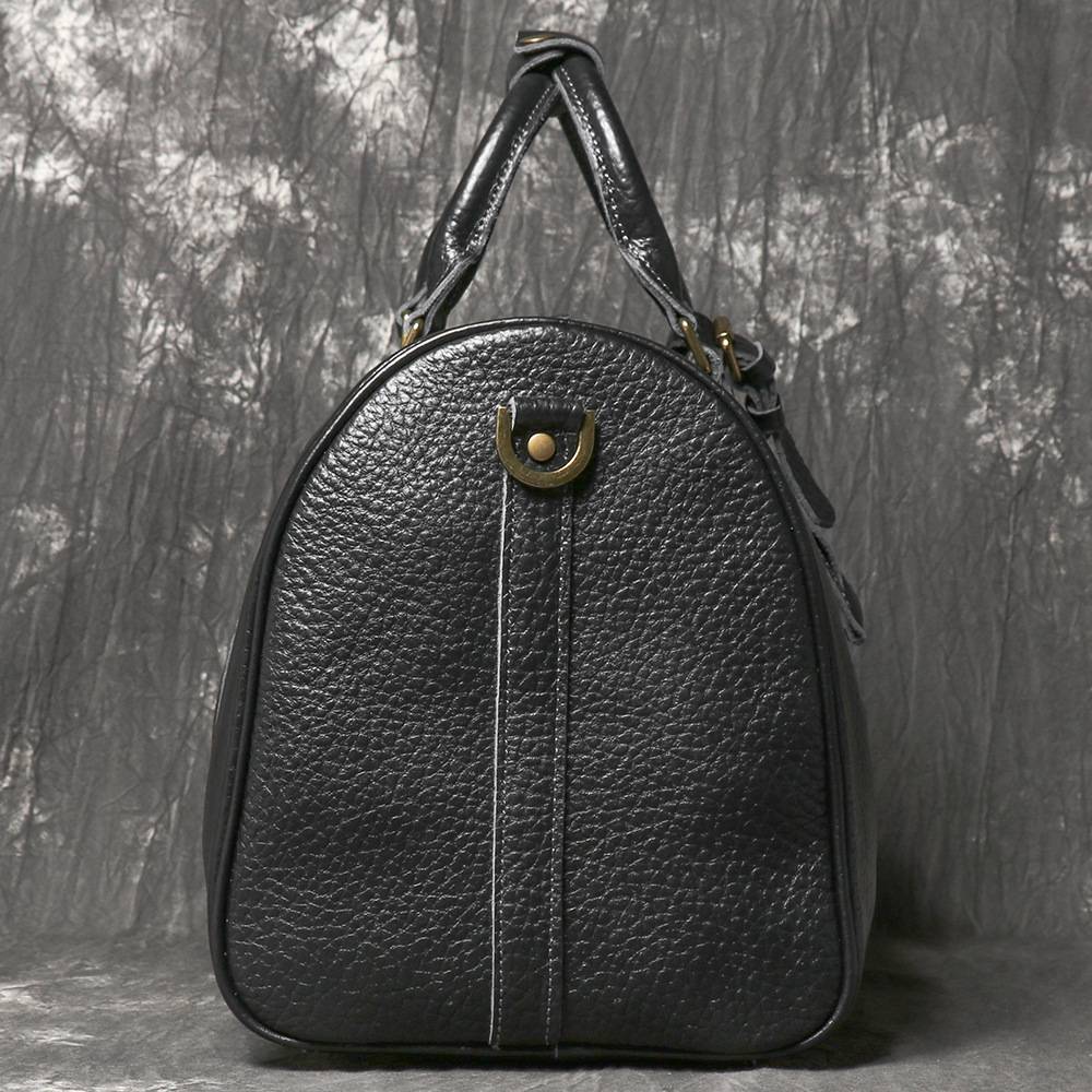 歐美野牛皮旅行包 真皮單肩斜挎旅行袋 新款大容量健身包 男式手提包出差旅行包推薦 真皮包包