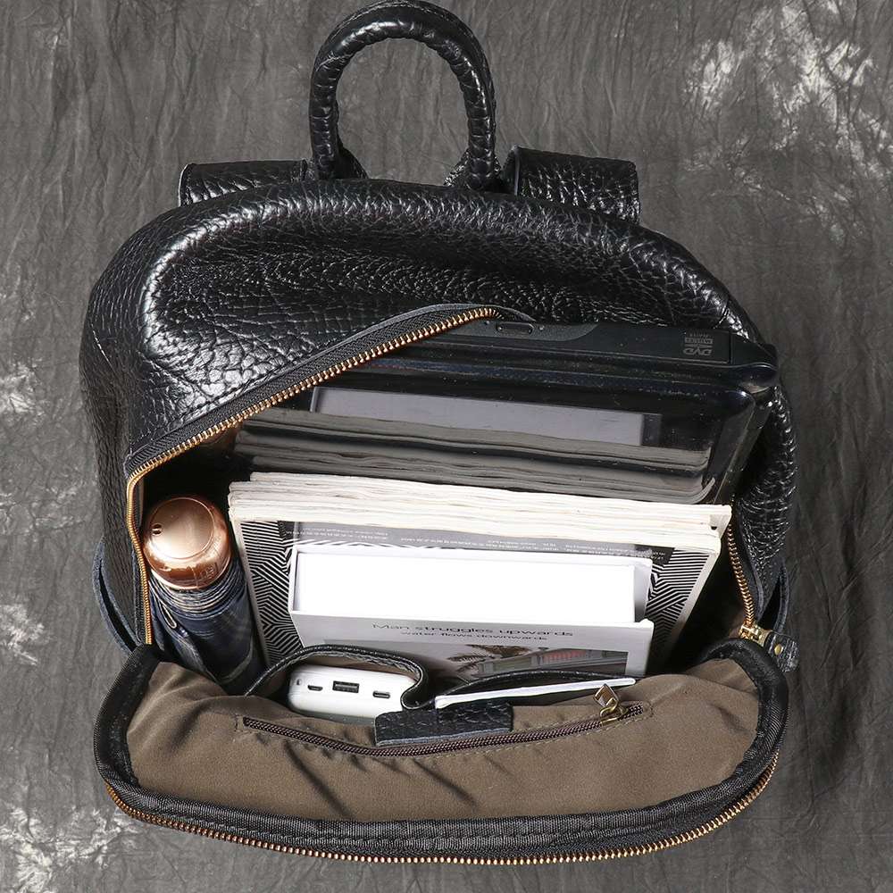 新款個性野牛皮休閒旅行大背包 男士後背包 真皮雙肩包 多功能電腦包旅行背包推薦 真皮包包