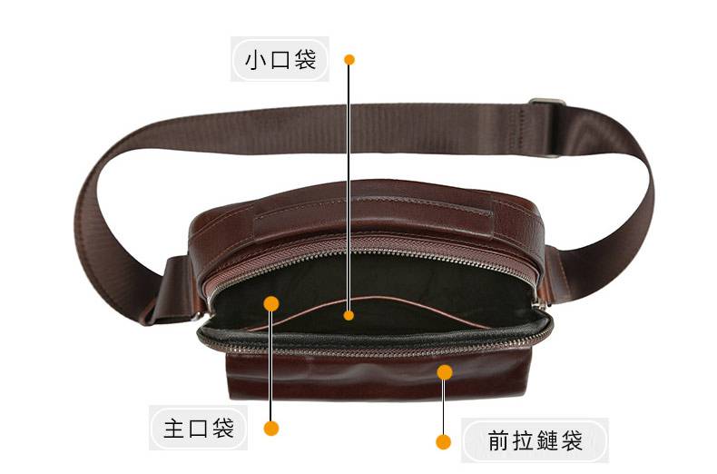 新款歐式休閒斜挎包 油蠟皮男包 復古真皮時尚單肩包頭層牛皮斜背包 純色經典款包包推薦  真皮包包