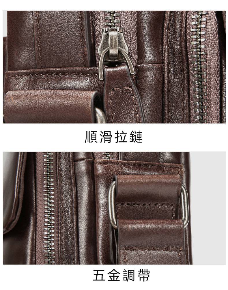 新款歐式休閒斜挎包 油蠟皮男包 復古真皮時尚單肩包頭層牛皮斜背包 純色經典款包包推薦  真皮包包