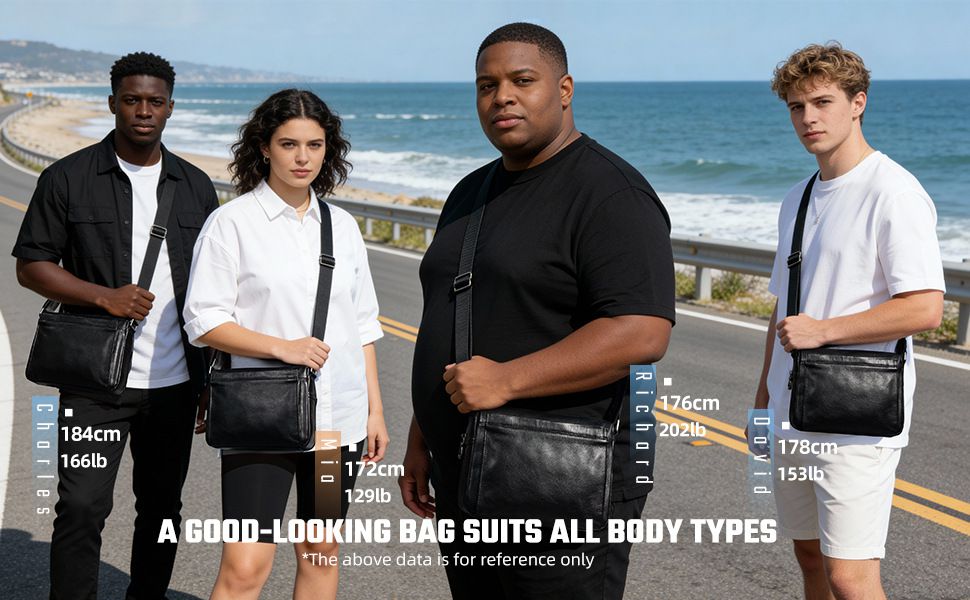 高檔氣質斜挎包 男女新款韓版百搭單肩包 軟皮多層設計斜背包側背包 男女適用包背包推薦  真皮包包
