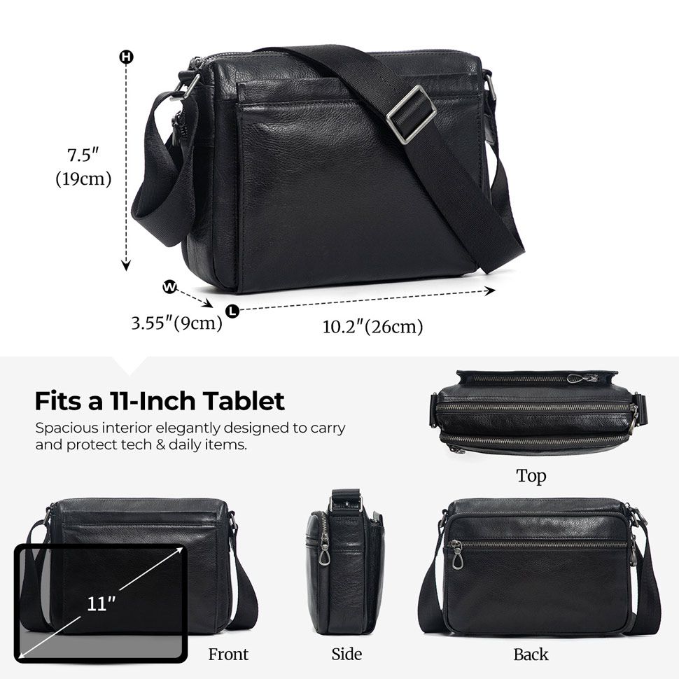 高檔氣質斜挎包 男女新款韓版百搭單肩包 軟皮多層設計斜背包側背包 男女適用包背包推薦  真皮包包