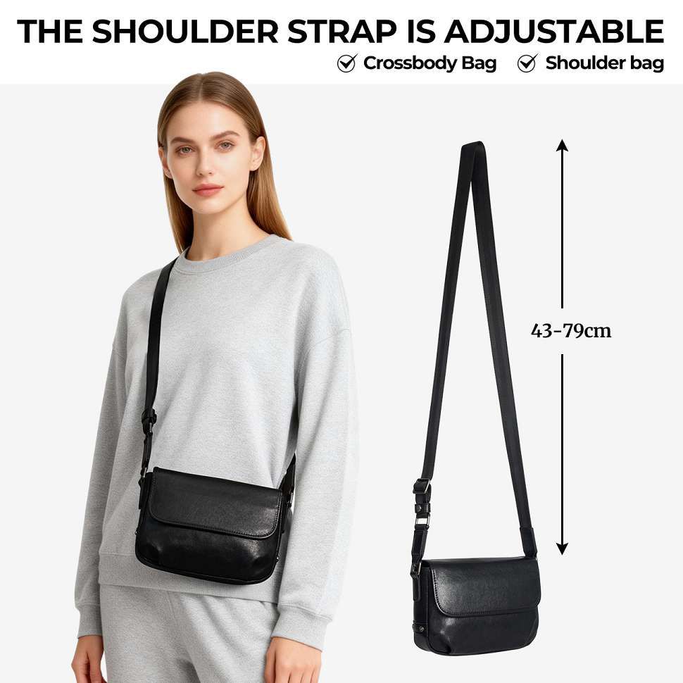 油蠟皮復古極簡約單肩背包 真皮斜挎包 男士包包休閒百搭時尚新款韓版女包推薦  真皮包包