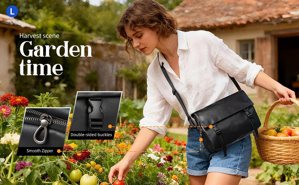 時尚高級感斜挎包 男女大容量雙主袋真皮復古蓋頭式單肩包 新款頭層牛皮斜背包推薦 真皮包包